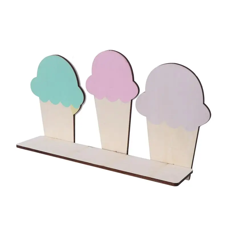 Wooden Wall Shelf Rack Storage Organizer Hanging Decorations Diy Baby