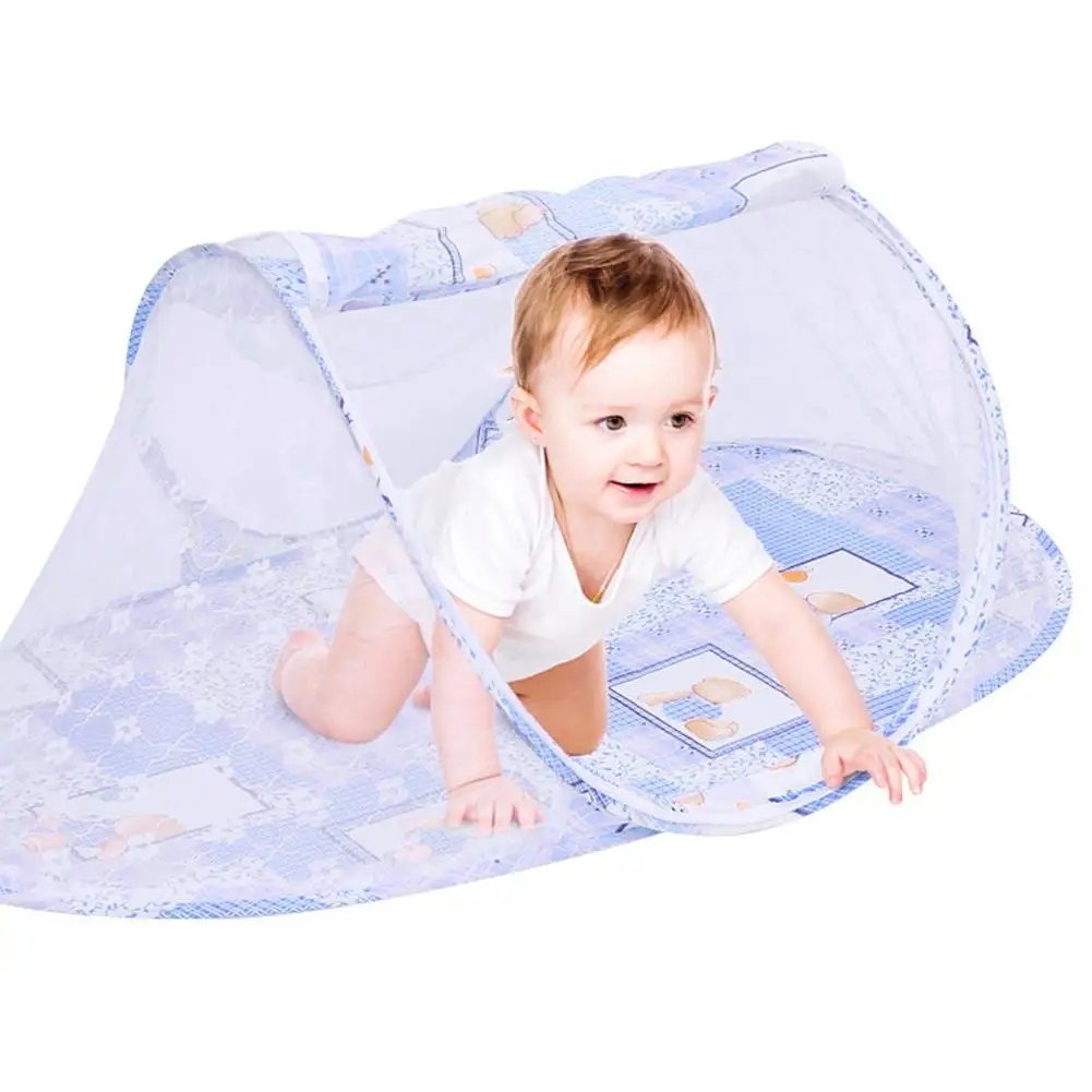 Складная москитная сетка детская всплывающая дорожная кровать мультяшная москитная сетка детская кроватка