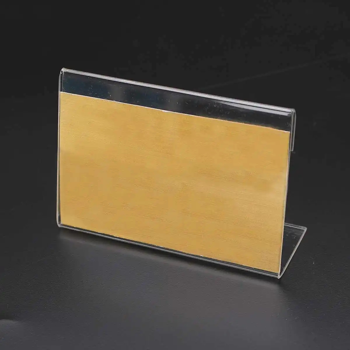 

20pcs Acrylic Name Card Display Holder Label Price Sign Tag Shop Stands 9cmx6cm