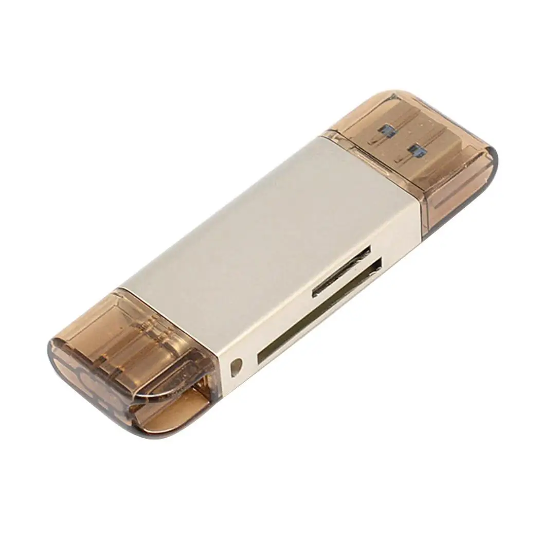 Мобильный телефон многофункциональный TF/SD Type C USB Серебряный розовое золото