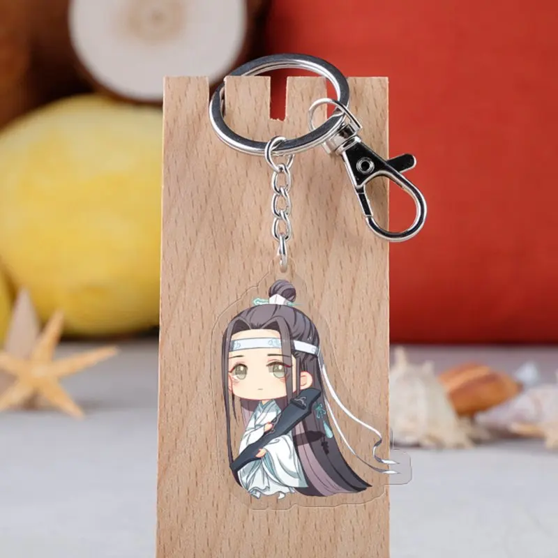 Брелок с аниме Mo Dao Zu Shi модный мультяшный мастер демонического Lan Wangji Wei Wuxian брелок