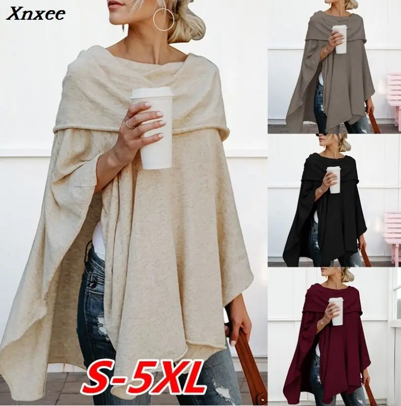 Dames Top chaud pour les femmes solide à manches longues hors épaule pull Festivals classiques confort décontracté lâche chemise élégante Blouse