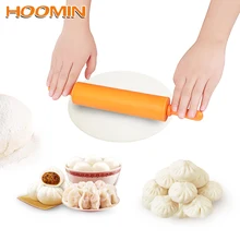 HOOMIN Rolling pin силиконовый антипригарный помадка торт тесто ролик печенье бисквит тиснение формы для выпечки кондитерские изделия инструменты для приготовления пищи