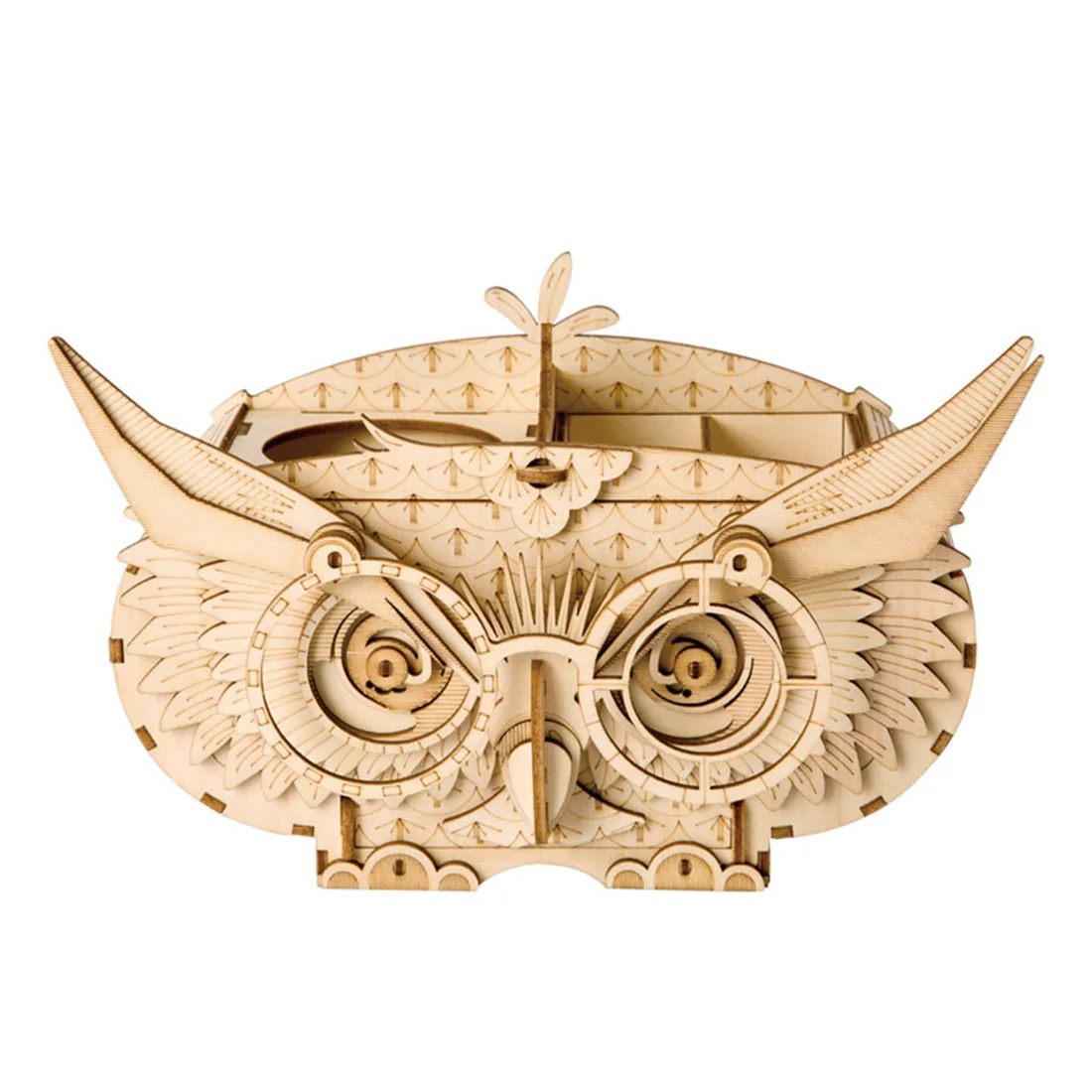 

3D Movement Assembled Pen Container Wooden Painting Jointed Model Building Kits Steam Stem Toy Gift for Children