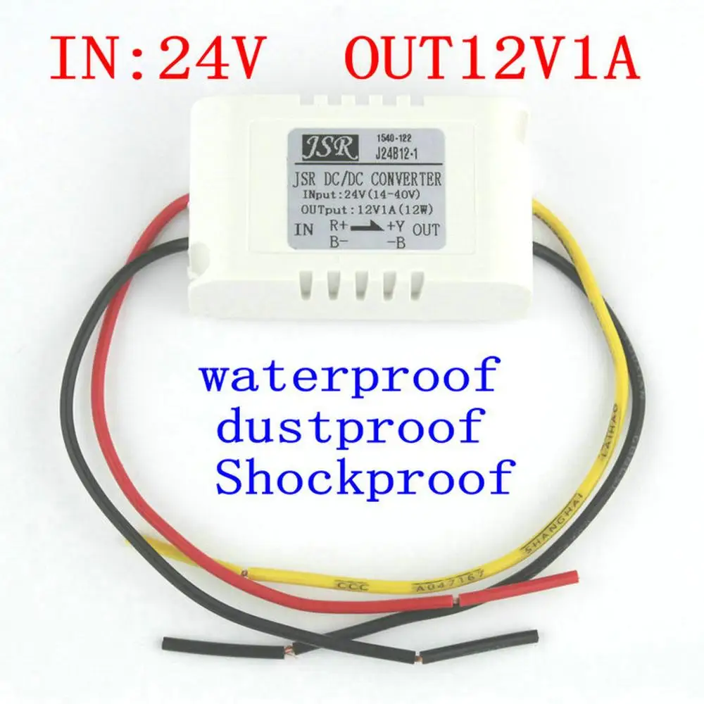 Модуль понижающего преобразователя JSR J24B12 1 24 V 12 1A a 12V1Amp DC DC|Комплекты умного дома|