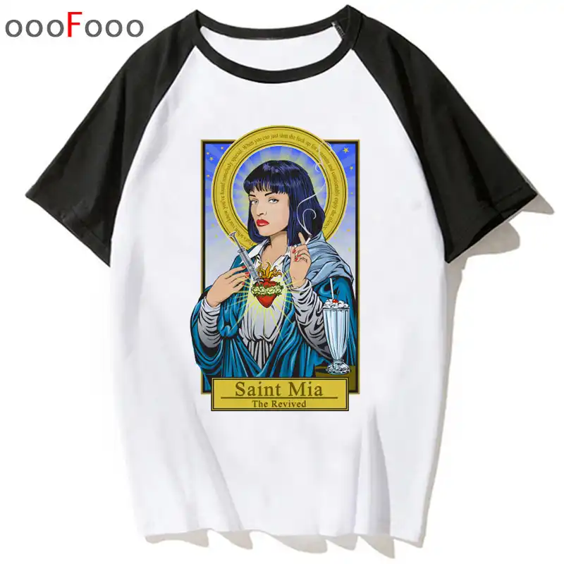 Женская футболка с надписью Devil pulp цветная блочная геометрическим рисунком 2019