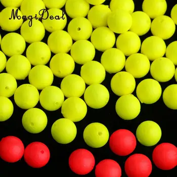 CRAZY DEAL ❤️ 100pcs Fishing Floating Bobbers Fluorescent Drift Ball Foam Strike Indicator Fishing Float Buoyancy Balls Fishing Accessories - discount item 45% OFF Sports & Entertainment