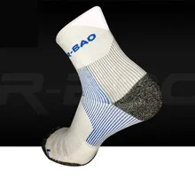 1 пара Светоотражающие для мужчин Спорт на открытом воздухе спортивные бег носки для марафона фитнес походов, альпинизма носки для девочек