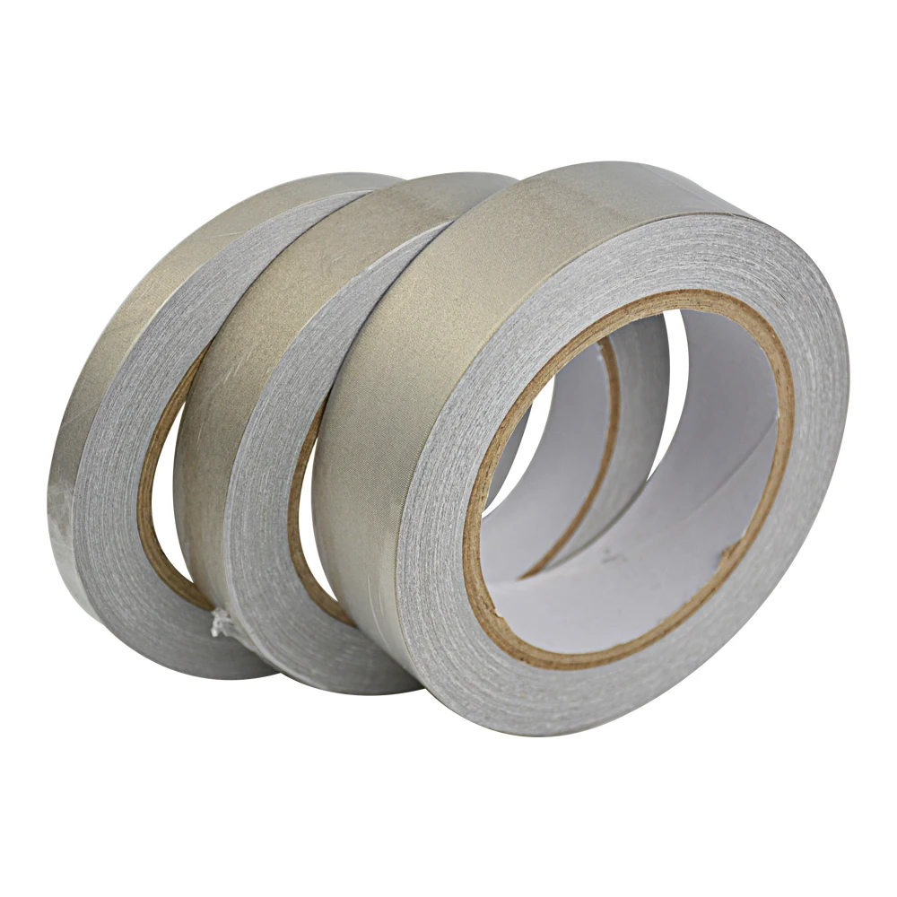 

1Pcs 20m Double Sided Tape Conductive Cloth Tapes Interference Shielding Isolation Electromagnetic Radiation Protection 5mm-30mm
