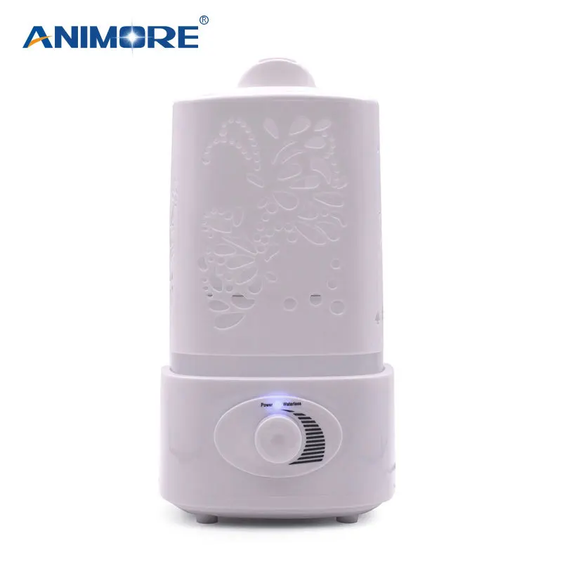 

ANIMORE Ultrasonic Air Humidifier for Home Essential Oil Diffuser Mist Maker for Office 7 Color LED Aroma Diffusor Humidifier