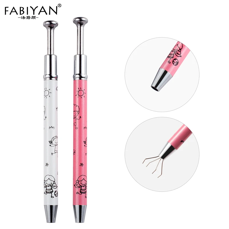 

Metal Manicure Cotton Claw Pen Picker Cleaning Nail Art Stamping Template Clean Stamp Plate Polish Gel UV Acrylic Remover Tool