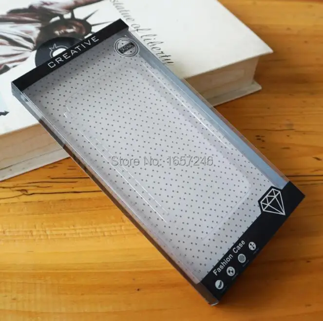 Sale Universal Black PVC Retail Packaging Box For iPhone X 8 7 6s Plus Samsung S7 S8 S9 Plus Note 8 6inch Case Cover 500 pcs/lot 2
