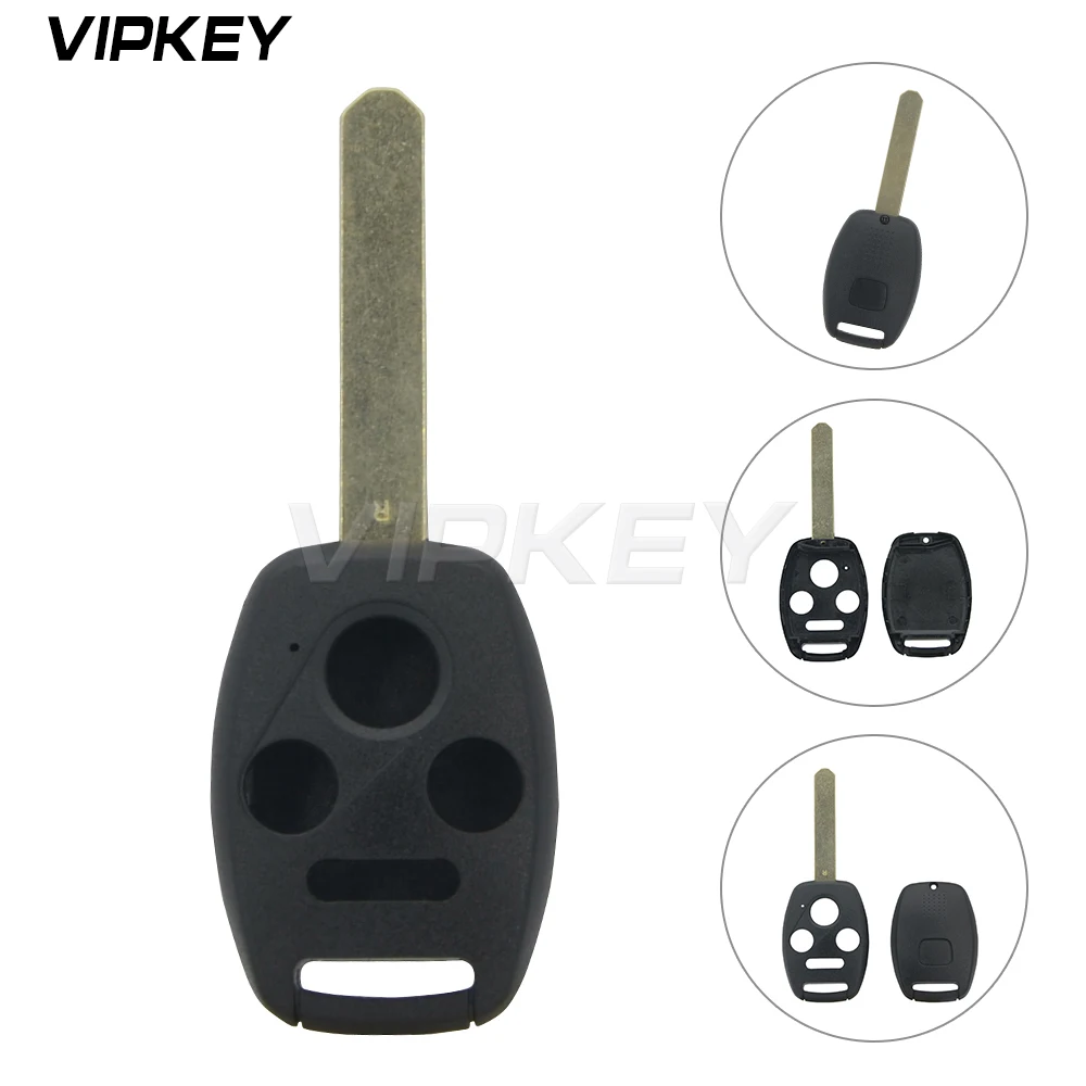 

Remotekey for Honda Accord Civic CR-V 3 button with panic (No chip room) replacement case cover shell