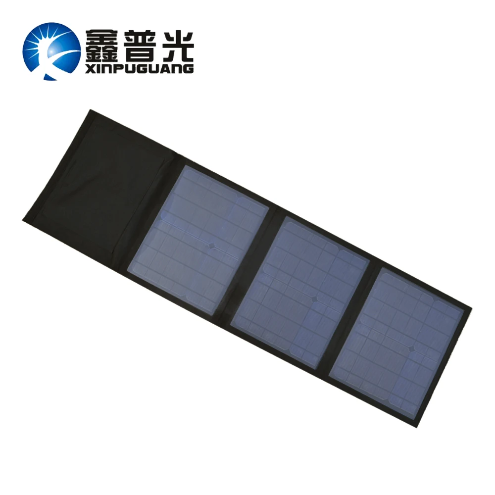 Xinpuguang 36 Вт 18 в солнечная панель зарядное устройство 3 раза Портативный эффективный моно элемент USB 5 В 2A выход красивая сумка водонепроницаемый прочный