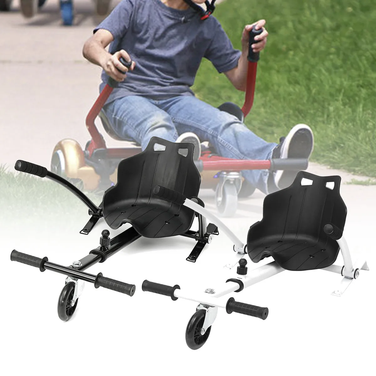 

Universal Hoverboard Go Kart Hover Cart Holder Seat Stand Rack for 6.5" 8"10" Balance Scooter Scooter Accessories Adjustable