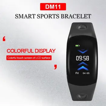 

DM11 IP68 Waterproof Sport Smart Band 3D Dynamic UI Heart Rate Monitor Wristband Multifunction Smart Band Bracelet Drop Shipping