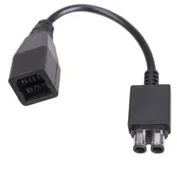 1 х AC для Microsoft Xbox 360 тонкий источник питания высокопрочный удобный в использовании черный AC Блок питания кабель конвертер адаптер