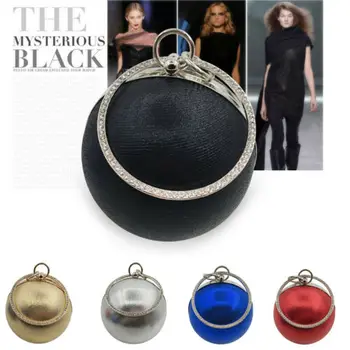 

Damen Glitzersteine Ball Clutch Tasche Party Abend Portemonnaie Glitzer Neu