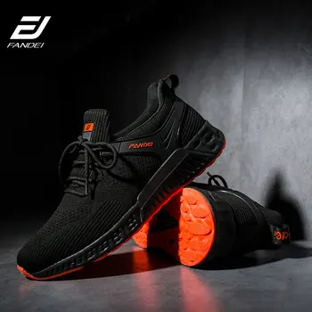 

FANDEI Running Shoes for Men Outdoor Sport Shoes Men Cushioning Non-slip Men Sneakers Zapatillas Hombre Deportiva Gym Shoes Men