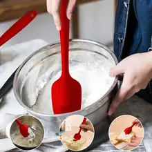 6 шт. антипригарное набор силиконовых лопаточек термостойкие лопатка для торта масляная Щетка скребок кухонная утварь набор для приготовления пищи выпечки