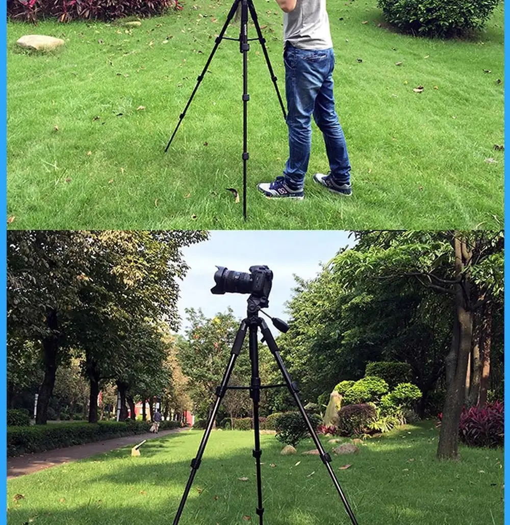 

all Camera cameras 57" Lightweight Digital Handle Tripod Travel Camera QZSD with Q111 for Head Common-Electronics Tripod Compact