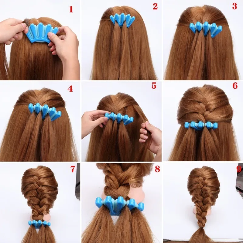 Charming French Style 1pcs Women Girls DIY Sponge Hair Braider Plait Hair Twist Braiding Tool Hair Styling Tools Charming French Style 1pcs Women Girls DIY Sponge Hair Braider Plait Hair Twist Braiding Tool Hair Styling Tools