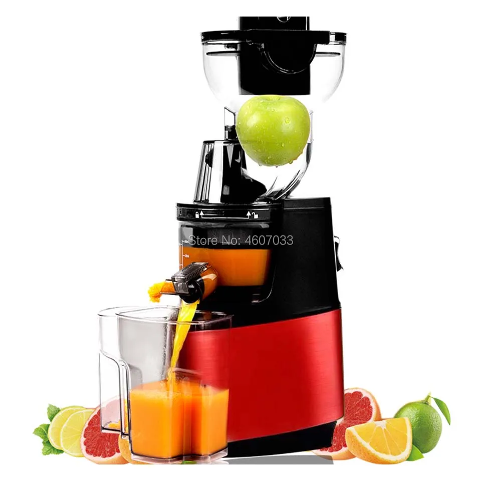 110v 220v 250w large diameter Fruit nutrition slow juicer Fruit Vegetable Tools Multifunctional orange Apple Fruit Squeezer