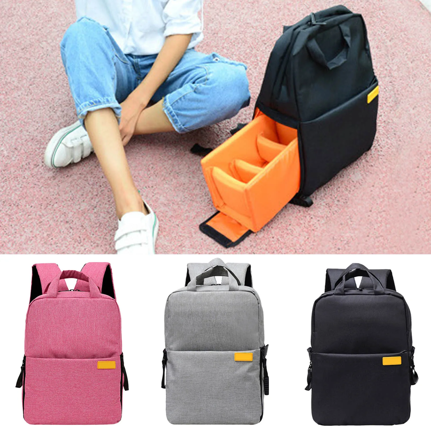 

Besegad Photo Camera Universal Shoulder Backpack Case Cover Shell Pouch Sleeve Bag for DSLR Camera Nikon Canon Sony Pentax new