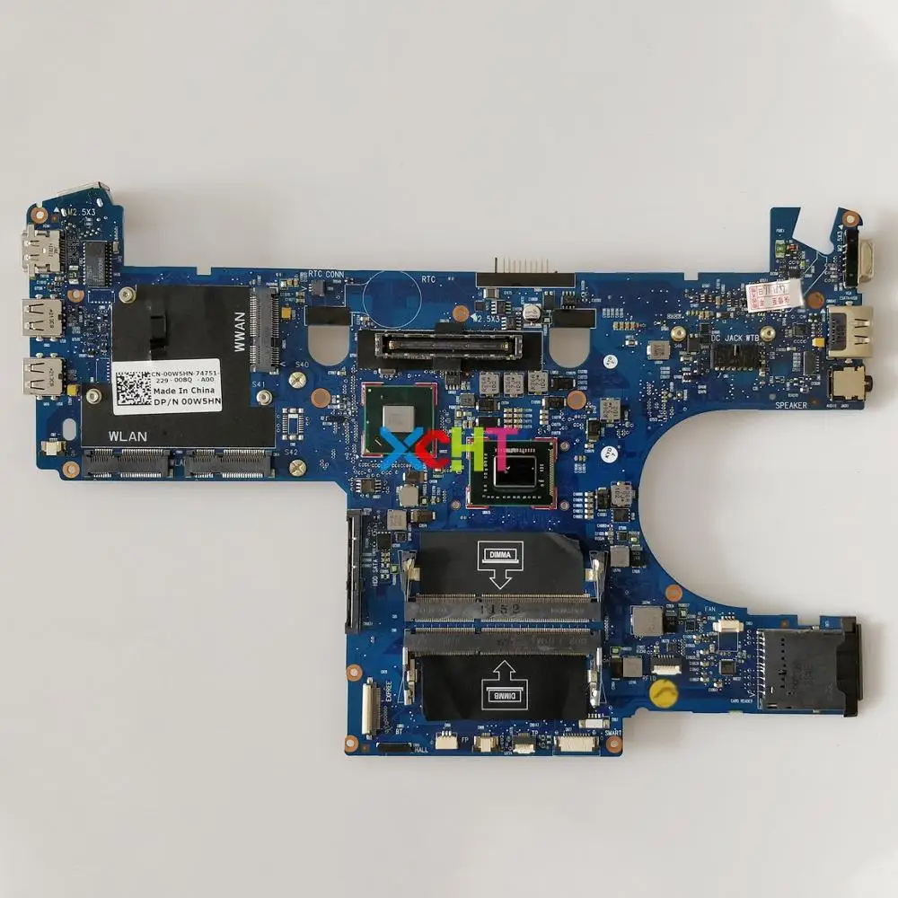 CN-00W5HN 00W5HN 0W5HN w I7-2640M CPU для Dell Latitude E6220 протестированная Материнская плата ноутбука