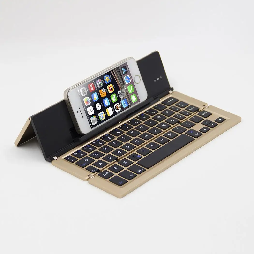 Tri fold Foldable Bluetooth keyboard for General Mobile Phone Tablet