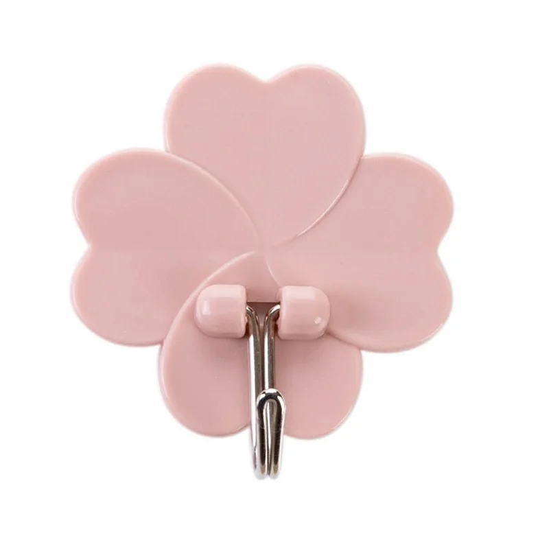 

SSU#BAO2 Plain color nail-free glue kitchen wall bathroom hook-free door stick coat hook