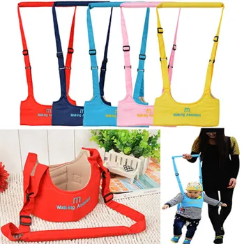 

Hot Wholesales Harnesses Leashes Walking Harness Aid Assistant Safety Rein Train Baby Toddler Learn to Walk Letter Activity Gear