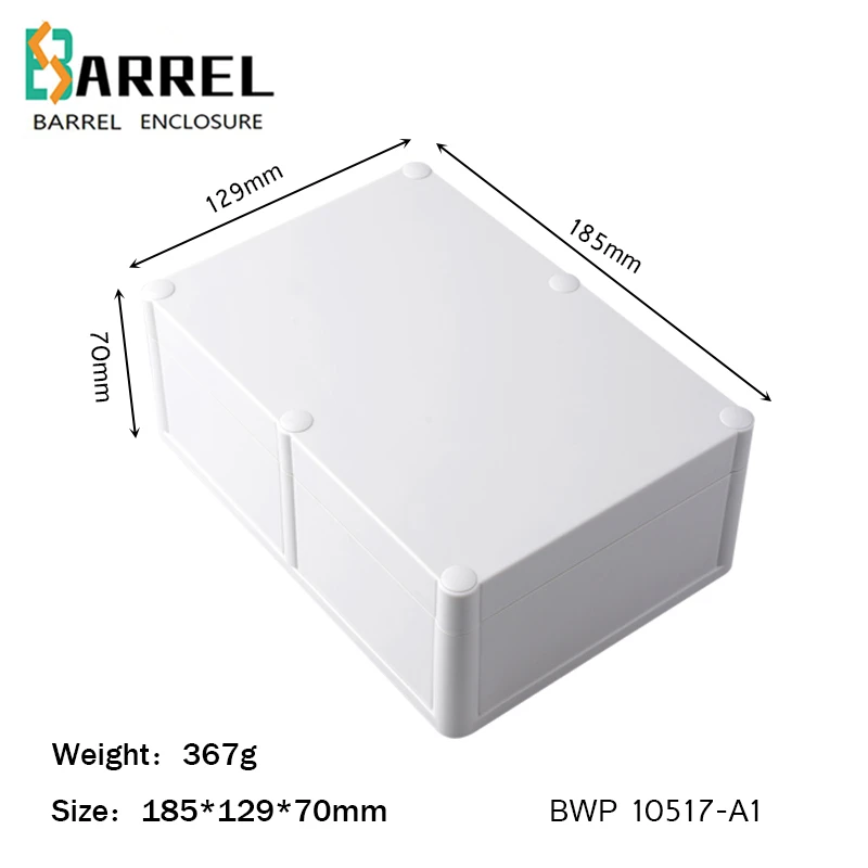 185*129*70mm IP68 waterproof electronic junction enclosure housing DIY instrument electrical supplies outlet switch control case |