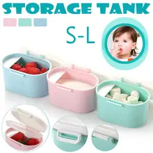 Большая емкость для порошка для молока, портативный контейнер для хранения детского питания, миска для кормления малышей