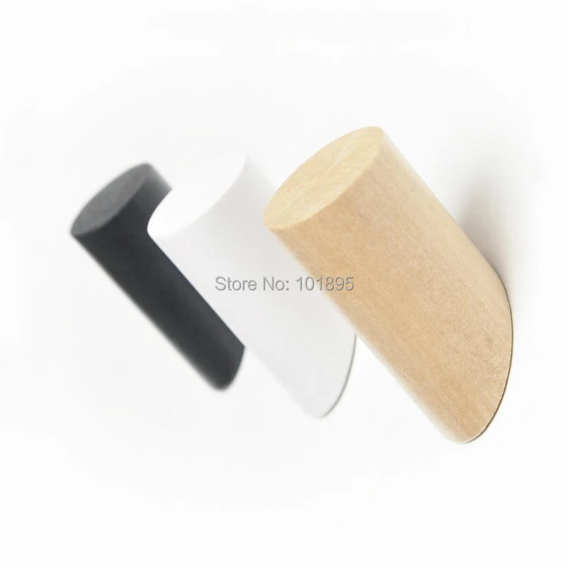 3 Size and Color of Wood Robe HookRobe Hooks AliExpress
