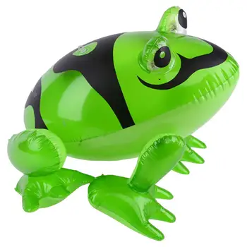 

1pcs Inflatable Frog Funny Cute with Flashing Light Animal Blow Up Toys Party Favor Frog for Toddler Kids Children