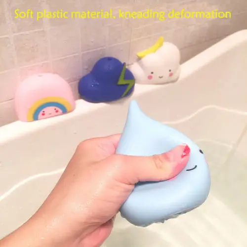 New Creative Funny Baby Bath Toys Home Bathroom Play Water Spraying Tool Clouds Shower FloatinToys