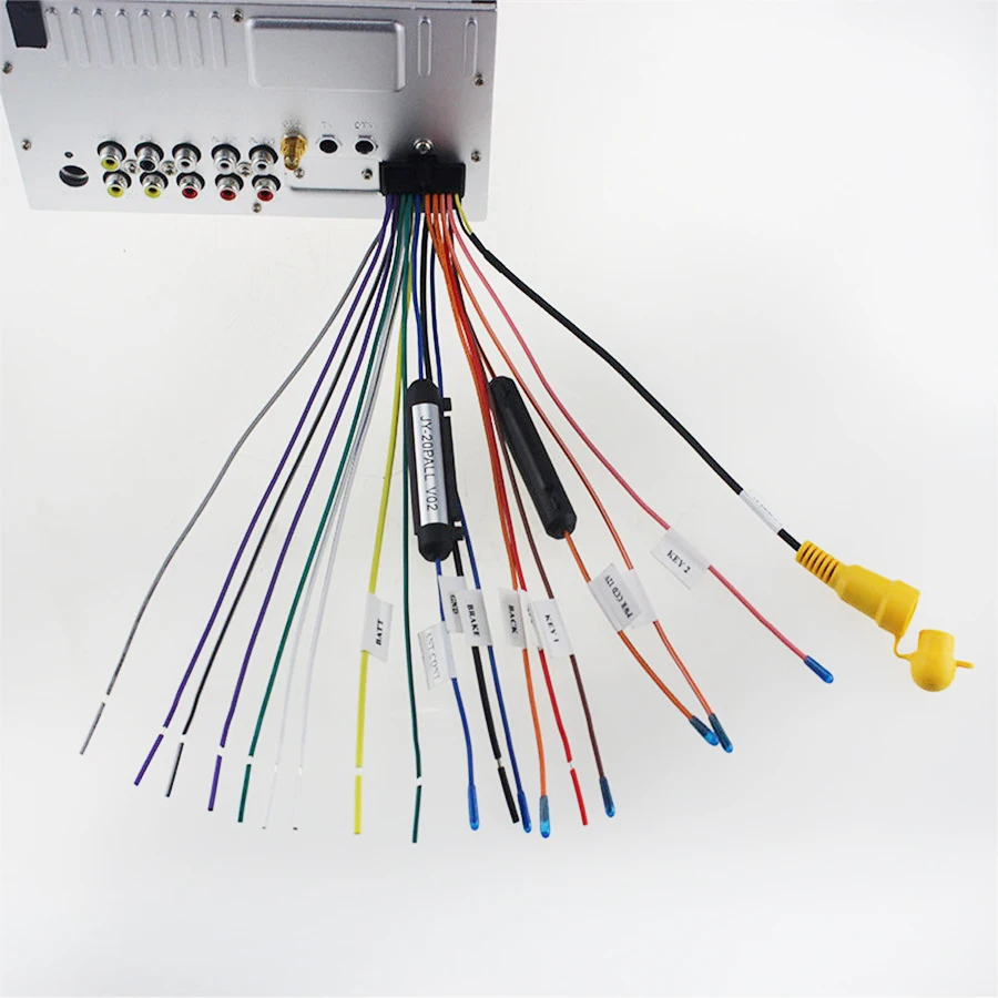 20 PIN жгут проводов разъем адаптер автомобильный стерео Мультимедийный Плеер силовой кабель жгут Для 1din или 2din DVD Android мощность
