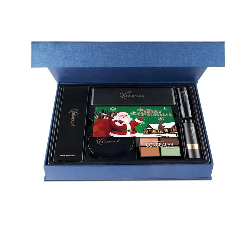 

2018 New Women Charming Eye Shadow Highlighter Stick Contour Palette Set Christmas Gift Box Professional Makeup Cosmetics Set