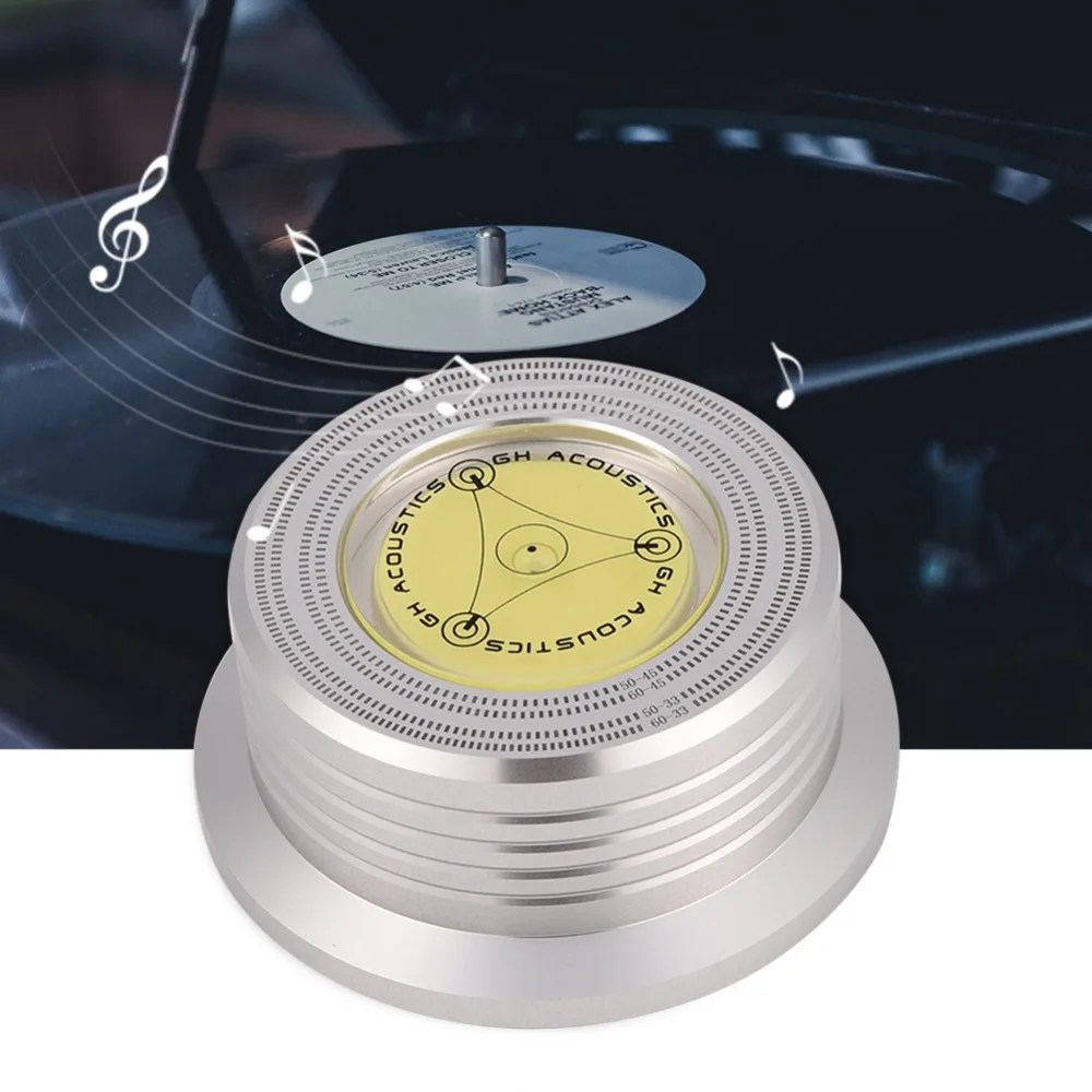 50/60Hz пузырьковый уровень Скорость обнаружения проигрыватель LP виниловых дисков запись стабилизирующий зажим высокое качество