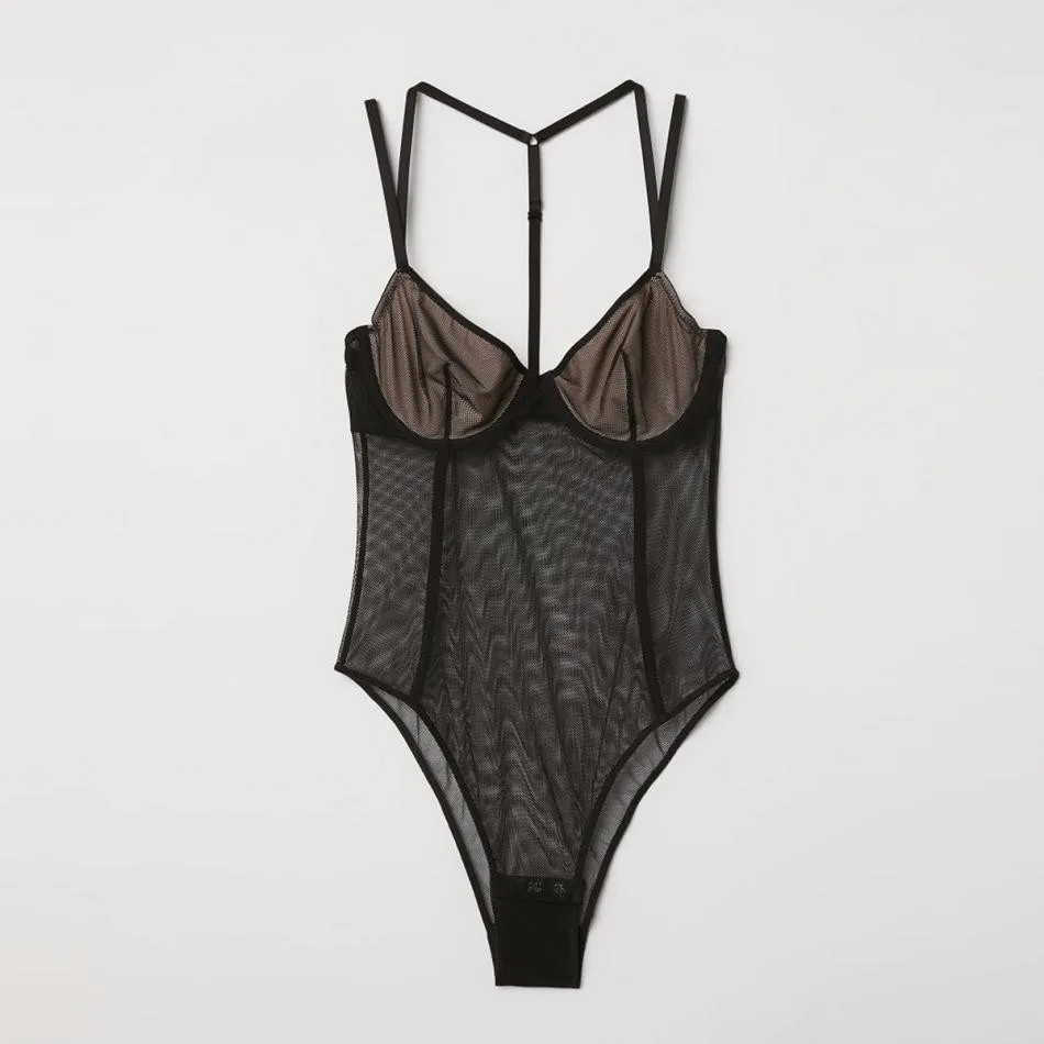HYH HAOYIHUI Costumes Women Plus Size Sexy Lace Modis Overall Bodysuit One Piece Body Top Playsuit Mesh Transparent Jumpsuit HYH HAOYIHUI Costumes Women Plus Size Sexy Lace Modis Overall Bodysuit One Piece Body Top Playsuit Mesh Transparent Jumpsuit