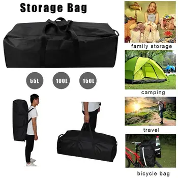 

Household Storage Bag Camping Bag 55L 100L 150L Duffle Bag Size S-L Travel Waterproof Foldable Weekend Bag Fow Men And Women