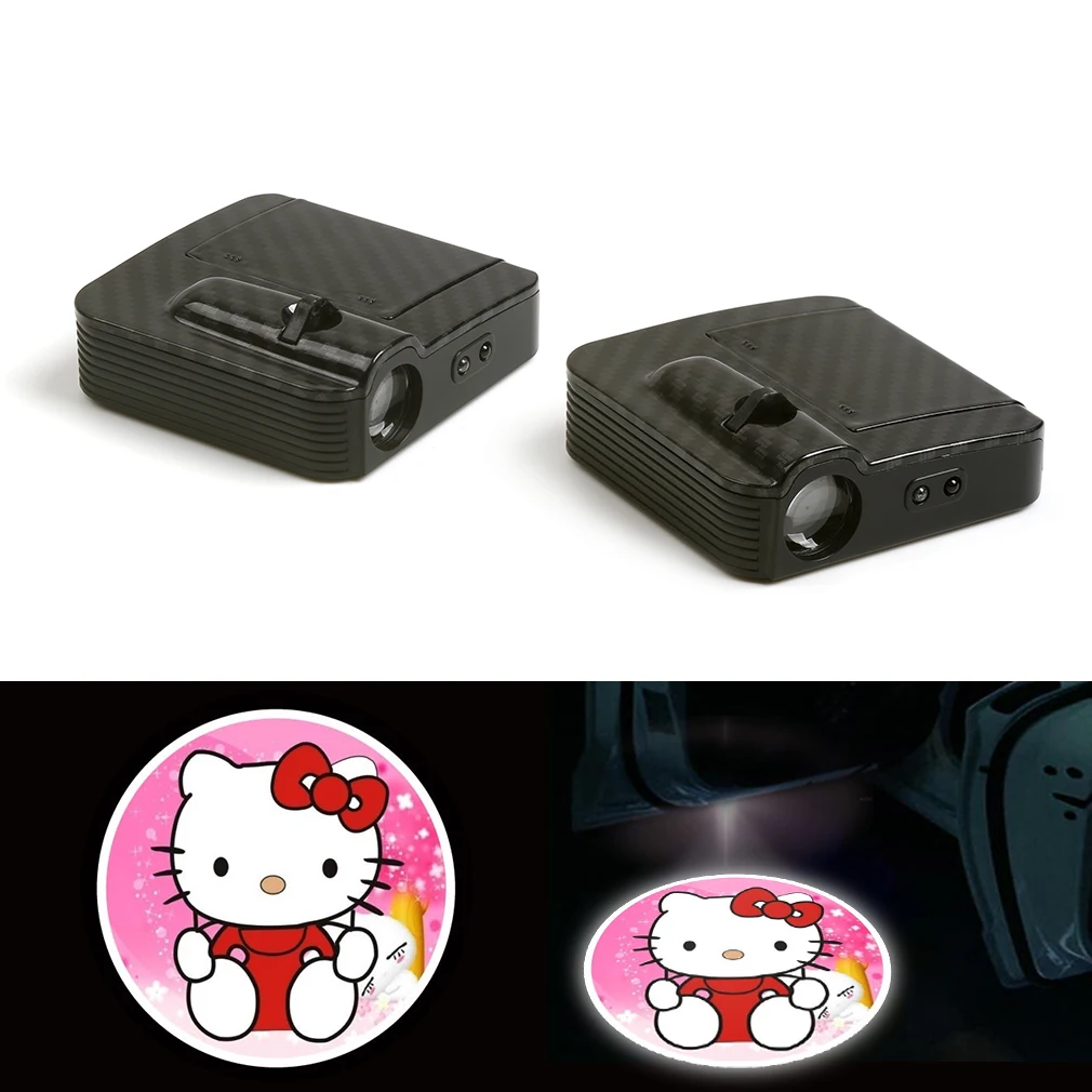 

Wireless Hello Kitty Courtesy Car Logo Door Ghost Shadow Laser Projector Light