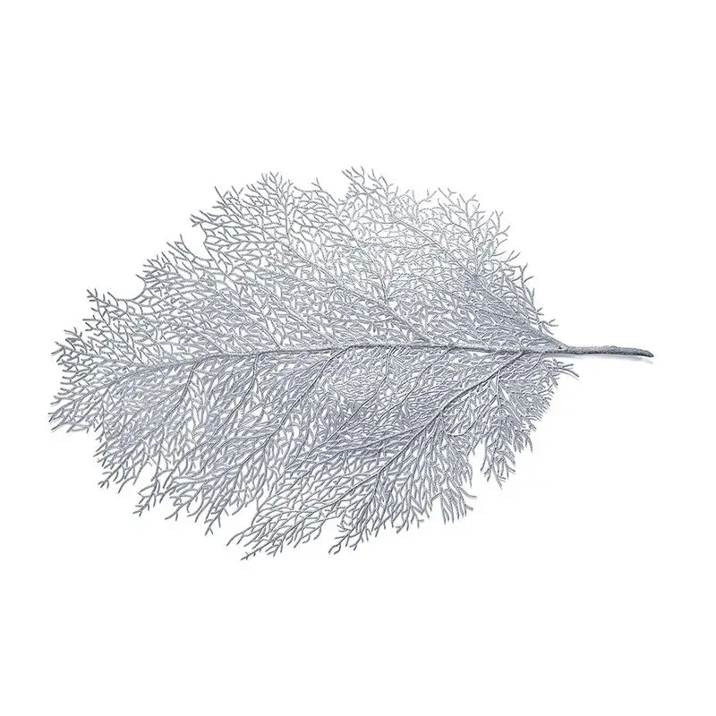 طاولة طعام ورقة المفارش محاكاة المرجانية فرع الجدول حصيرة أدوات المائدة منصات الوقايات قابل للغسل مفرش طاولة من البولي بروبلين الجدول الديك...