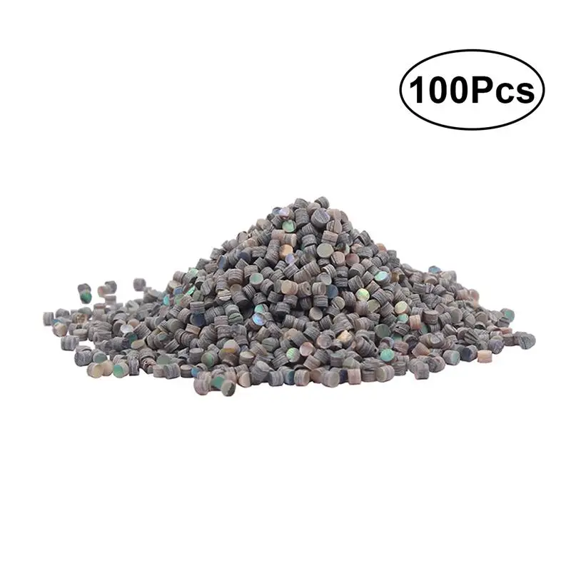 

100 PCS Guitar Fret Inlay Dot Side Position Marker Decal 2mm for Electric Bass GF54A