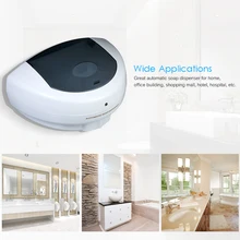 500 мл жидкий ручной очищающий лосьон Диспенсер контейнер Настенный ИК сенсор автоматический диспенсер для мыла для кухни ванной комнаты