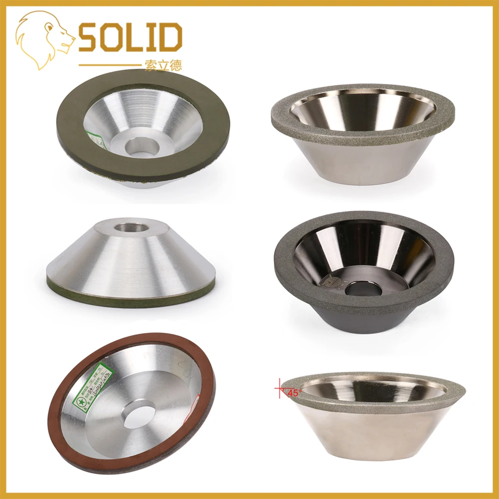 Meilleur 1Pc meule diamantée coupe meuleuse fraise disque de meulage pour acier tungstène fraise outil affûteuse outil diverses tailles