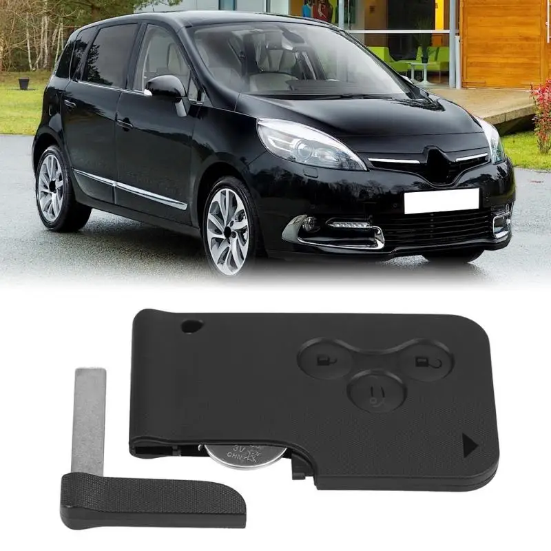 

3 Button Car Keyless Entry Remote Control Key PFC7947 Chip 433.92MHz for Renault Megane Scenic
