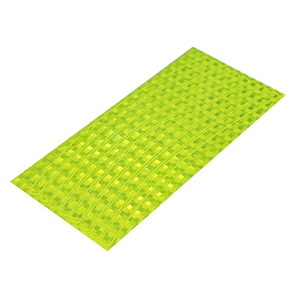 Bicycle Reflector Fluorescent MTB Bike Reflector Sticker Cycling Wheel Rim Reflective Stickers Decal Bicycle Accessories