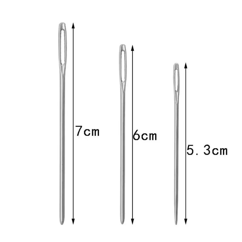 9/12/18 шт./компл. большой глаз Швейные иглы ручные иглы вышивка крестом вышивка гобелен домашнего шерсть DIY швейная фурнитура